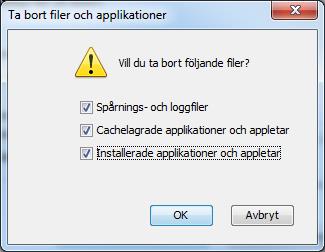 Företagssupport - bild 3 – Ta bort filer och applikationer